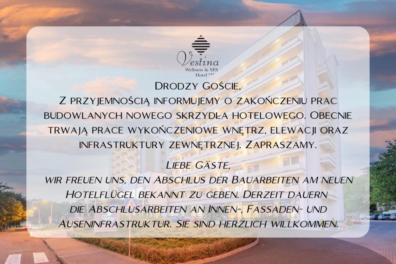 Vestina Wellness & Spa Hotel Miedzyzdroje Eksteriør bilde
